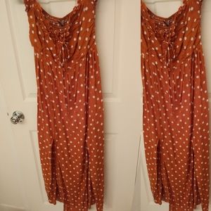 Summery polka dot dress/beach cover up